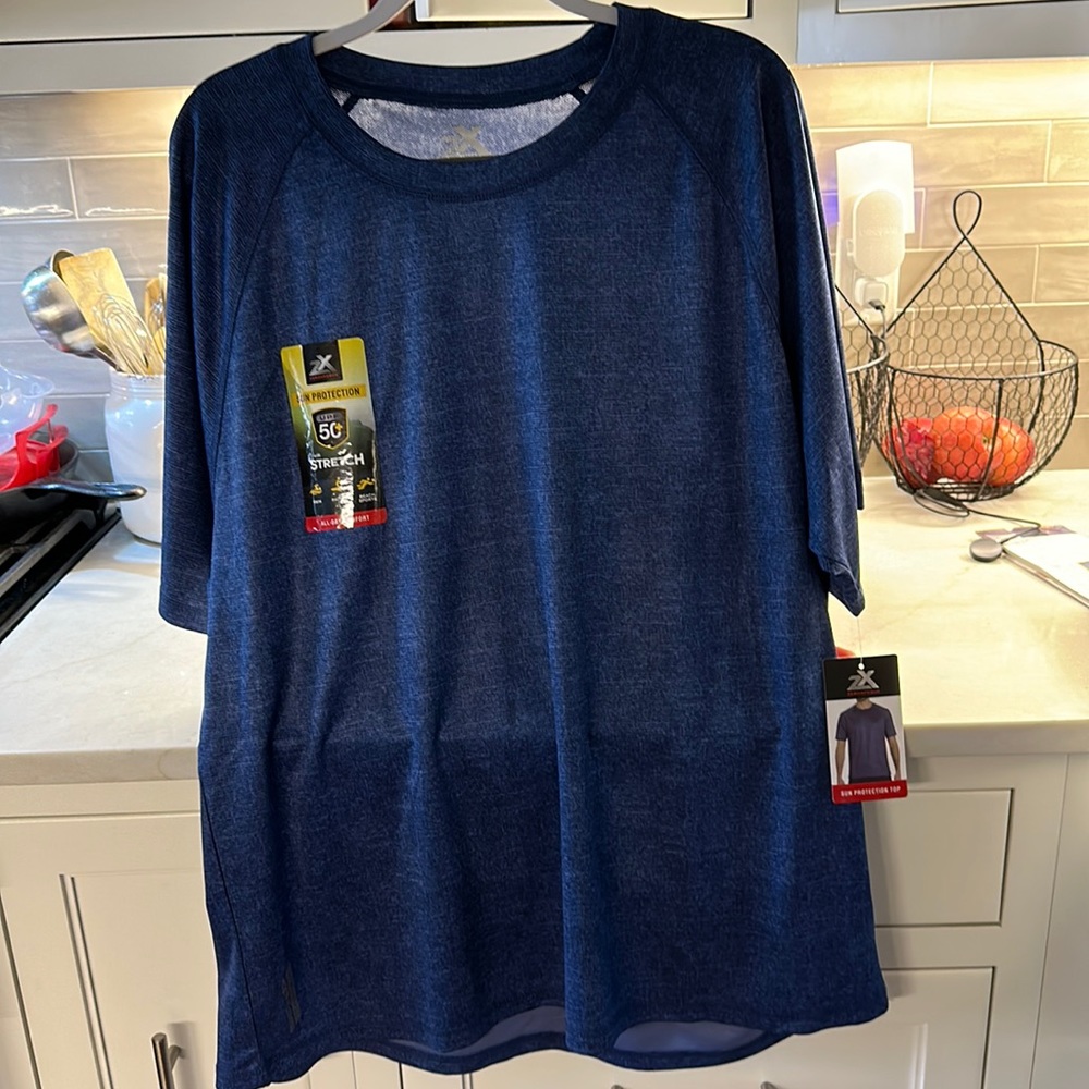 Mens Zero Exposure Sun Protection Tshirt size XXL NWT
